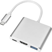 Smart Alien 4-in-1 USB-C Hub Silver