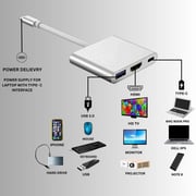 Smart Alien 4-in-1 USB-C Hub Silver