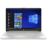 HP (2020) Laptop - 11th Gen / Intel Core i3-1115G4 / 15.6inch FHD / 256GB SSD / 4GB RAM / Shared Intel UHD Graphics / Windows 10 Home S Mode / English & Arabic Keyboard / Natural Silver / Middle East Version - [15s-fq2020ne]