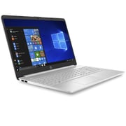 HP (2020) Laptop - 11th Gen / Intel Core i3-1115G4 / 15.6inch FHD / 256GB SSD / 4GB RAM / Shared Intel UHD Graphics / Windows 10 Home S Mode / English & Arabic Keyboard / Natural Silver / Middle East Version - [15s-fq2020ne]