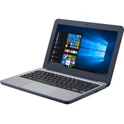 Asus Vivobook W202 Laptop Intel Celeron N3350 1.10GHz 4GB 128GB SSD Windows 10 11.6inch HD Dark Blue