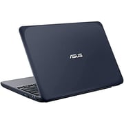 Asus Vivobook W202 Laptop Intel Celeron N3350 1.10GHz 4GB 128GB SSD Windows 10 11.6inch HD Dark Blue