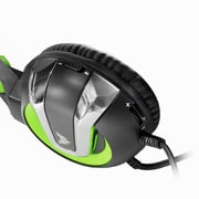 Crown CMGH 3002 Wired Over Ear Gaming Headset Green