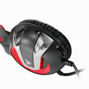 Crown CMGH 3000 Wired Over Ear Gaming Headset Red
