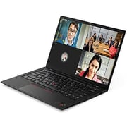 Lenovo Thinkpad X1 Carbon Gen 9 (2020) Laptop - 11th Gen / Intel Core i7-1165G7 / 14inch WUXGA / 512GB SSD / 16GB RAM / Windows 10 Pro / English & Arabic Keyboard / Black - [NBLENX1CAR / W005NAD]