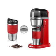kitchenaid 5kcm0402eer personal coffee maker empire red 220 volts