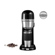 Kitchenaid Personal Coffee Maker With 0.54 L Thermal Mug Barista Style Coffee - Removable Water Tank With Handle Black