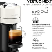 Nespresso Vertuo Next Capsule Coffee And Espresso Machine Centrifusion Technology With Wifi And Bluetooth White