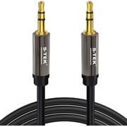 S-tek [2mtr/10feet] 3.5mm Audio Cable Stereo Auxiliary Male To Male Aux Cable Compatible With Iphone, Ipad, Smartphones, Car Stereo Speakers And Tablets