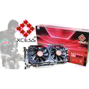 Xcess Radeon Rx 580 GTS Xxx Edition 1386mhz OC+, 8gb Gddr5, VR Ready, Dual Bios, 3xdp HDMI DVI, AMD Graphics Card