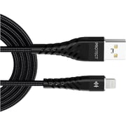 Protect Fast Charging Lightning Cable 2m Black