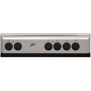 Milton Electric Cooking Range 4 Burner Hot Plates With Oven Silver Colour Size (60 X 60) Cm Made In Turkey Model Fs6058hps 1-years Brand Warranty.