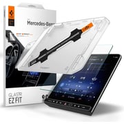 Spigen Tempered Glass Screen Protector [GLAStR EZ FIT] Auto Align Tech for Mercedes Benz EQS (2023/2022) & Mercedes S-Class 2023/2022/2021 Dashboard Touchscreen - Matte/Anti Glare/Anti Finger Print