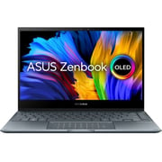 ASUS ZenBook Flip 13 OLED (2020) Laptop - 11th Gen / Intel Core i7-1165G7 / 13.3inch FHD OLED / 16GB RAM / 1TB SSD / Shared Intel Iris Xe Graphics / Windows 11 Home / English & Arabic Keyboard / Pine Grey / Middle East Version - [UX363EA-OLED101W]