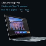 لاب توب ASUS Zenbook Flip 13 OLED باللمس-معالج Core i7الجيل11(2.8جيجاهرتز)، رام16جيجابايت، ذاكرة تخزين داخلية1تيرابايت، ذاكرة رسومات مشتركة، نظام تشغيلWin11Home،شاشة 13.3بوصةFHD،لون رمادي باينOLED،لوحة مفاتيح إنجليزي/عربي بقلم لمس Stylus، UX363EA-OLED101W