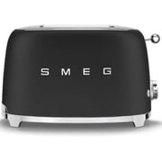 Smeg Toaster 2 Slice Matt Black TSF01BLMUK