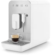 Smeg Coffee Machine with Milk Frother Matt White BCC02WHMUK