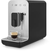 Smeg Coffee Machine with Milk Frother Matt Black BCC02BLMUK