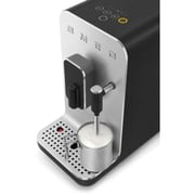 Smeg Coffee Machine with Milk Frother Matt Black BCC02BLMUK