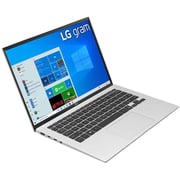 LG Gram Laptop - 11th Gen Core i7 2.8GHz 16GB 1TB Win10 14inch WUXGA Silver English/Arabic Keyboard 14Z90P-G.AA89E1