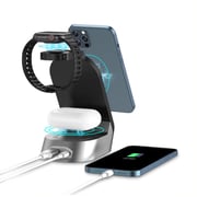 Green Lion 4 In 1 Fast Wireless Charger Black/White