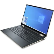 HP Spectre x360 Laptop - 11th Gen Core i7 2.8GHz 16GB 1TB Shared Win11Home 15.6inch 4K UHD Black Arabic/English Keyboard 15-ED1006NE