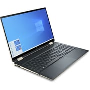HP Spectre x360 Laptop - 11th Gen Core i7 2.8GHz 16GB 1TB Shared Win11Home 15.6inch 4K UHD Black Arabic/English Keyboard 15-ED1006NE