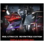 ASUS ROG Strix G15 (2021) Gaming Laptop - AMD Ryzen 9-5900HX / 15.6inch FHD / 16GB RAM / 1TB SSD / 12GB AMD Radeon RX 6800M Graphics / Windows 11 Home / English & Arabic Keyboard / Black / Middle East Version - [G513QY-HF002W]