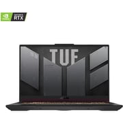 ASUS TUF A17 (2022) Gaming Laptop - AMD Ryzen 7-6800H / 17.3inch FHD / 16GB RAM / 512GB SSD / 4GB NVIDIA GeForce RTX 3050 Graphics / Windows 11 Home / English & Arabic Keyboard / Jaeger Grey / Middle East Version - [FA707RC-HX006W]