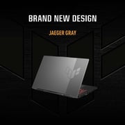 ASUS TUF A17 (2022) Gaming Laptop - AMD Ryzen 7-6800H / 17.3inch FHD / 16GB RAM / 512GB SSD / 4GB NVIDIA GeForce RTX 3050 Graphics / Windows 11 Home / English & Arabic Keyboard / Jaeger Grey / Middle East Version - [FA707RC-HX006W]