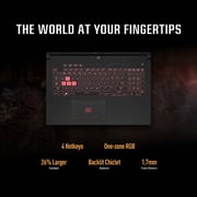 ASUS TUF A17 (2022) Gaming Laptop - AMD Ryzen 7-6800H / 17.3inch FHD / 16GB RAM / 512GB SSD / 4GB NVIDIA GeForce RTX 3050 Graphics / Windows 11 Home / English & Arabic Keyboard / Jaeger Grey / Middle East Version - [FA707RC-HX006W]