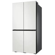 Samsung  BESPOKE 4-Door Flex Refrigerator 820 L With Top Glam Peach & Bottom Glam White Panel