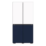 Samsung  BESPOKE 4-Door Flex Refrigerator 820 L With Top Glam White & Bottom Glam Navy Panel
