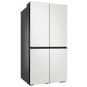 Samsung  BESPOKE 4-Door Flex Refrigerator 820 L With Top Glam White-Glam Peach & Bottom Glam White-Glam Peach Panel