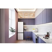 Samsung  BESPOKE 1.85m Fridge Freezer 350LWith Top Glam Peach & Bottom Glam White Panel