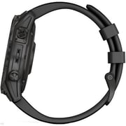 Garmin 0100254021 Fenix 7 Sapphire Solar Smart Watch 47mm Carbon Grey DLC Titanium With Black Band