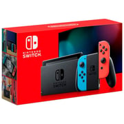 Nintendo Switch V2 32GB Neon Blue/Red Middle East Version + Mario Party Superstars Game + Starlink + Accessory