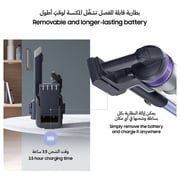 Samsung Jet 60 Stick Cordless Vacuum Cleaner Violet VS15A6031R4/SG