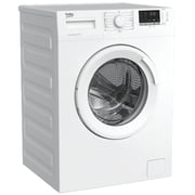 Beko 7kg Front Load Washing Machine, 1200 RPM, 15 Programs, Quick Wash 14/28 Min, White - WTV7612BW