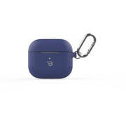 Baykron Silicone Case With Carabiner For Airpods 3rd Generation Midnight Blue