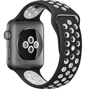 FITIT Silicon Sport Band Compatible with Apple Watch Band 38mm 40mm 41mm for Women Men,Soft Silicone Breathable Wristband Replacement Strap for iWatch Ultra 2 SE Series 3 and above