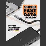 FITIT 12-in-1 USB Type C Hub Multiport Adapter with 4K HDMI, USB C PD Power Delivery, USB -C, Ethernet, 3x USB, SD TF Card Reader, 3.5 Audio, Compatible with Mac Book Pro XPS and More Type C Devices