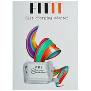 Fitit Dual Port Fast Charging Wall Adapter White