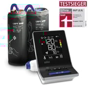 Braun BUA6150 ExactFit 3 Upper Arm Blood Pressure Monitor for Home Use with 2 Cuff Sizes - Black