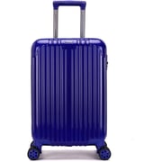 Stargold Sg-tpc35 Abs+pc Material Trolley Luggage With Number Lock, Blue- 20 Inches.
