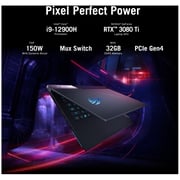 Asus ROG 2022 Strix Scar 17 G733ZX-LL019W Gaming Laptop – Core i9-12900H Processor 2.5 GHz 2TB 32GB NVIDIA GeForce RTX 3080 Ti with 16GB 17.3inch WQHD 240Hz Win11 Home