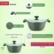 Prestige Granite Non-Stick Aluminium Casserole With Lid PR81112
