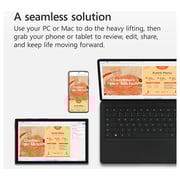 Microsoft Office M365 Family 12 months Renewal Multicolor