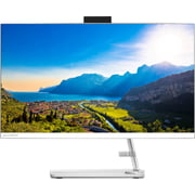 Lenovo Idea Centre Aio 3 24alc6 All In One Desktop AMD Ryzen 5 5500U 2.10GHz 8GB 512GB SSD AMD Radeon Graphics Windows 11 Home 23.8inch FHD White