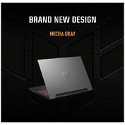 ASUS TUF A15 (2022) Gaming Laptop - AMD Ryzen 7-6800H / 15.6inch FHD / 16GB RAM / 512GB SSD / 4GB NVIDIA GeForce RTX 3050 Ti Graphics / Windows 11 Home / English & Arabic Keyboard / Mecha Grey / Middle East Version - [FA507RE-HN052W]